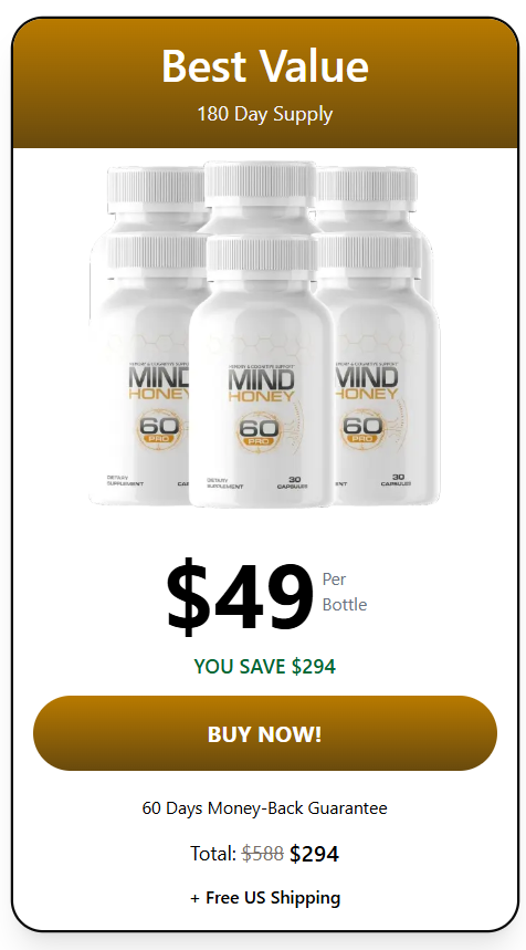 Buy MindHoney 6 Bottle